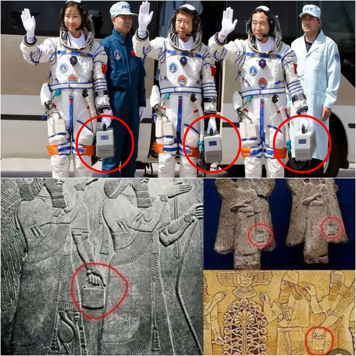 El misterioso bolso Anunnaki con objetos de otras civilizaciones antiguas. ¿De dónde proviene este símbolo? ¿Quién predijo estas cosas?