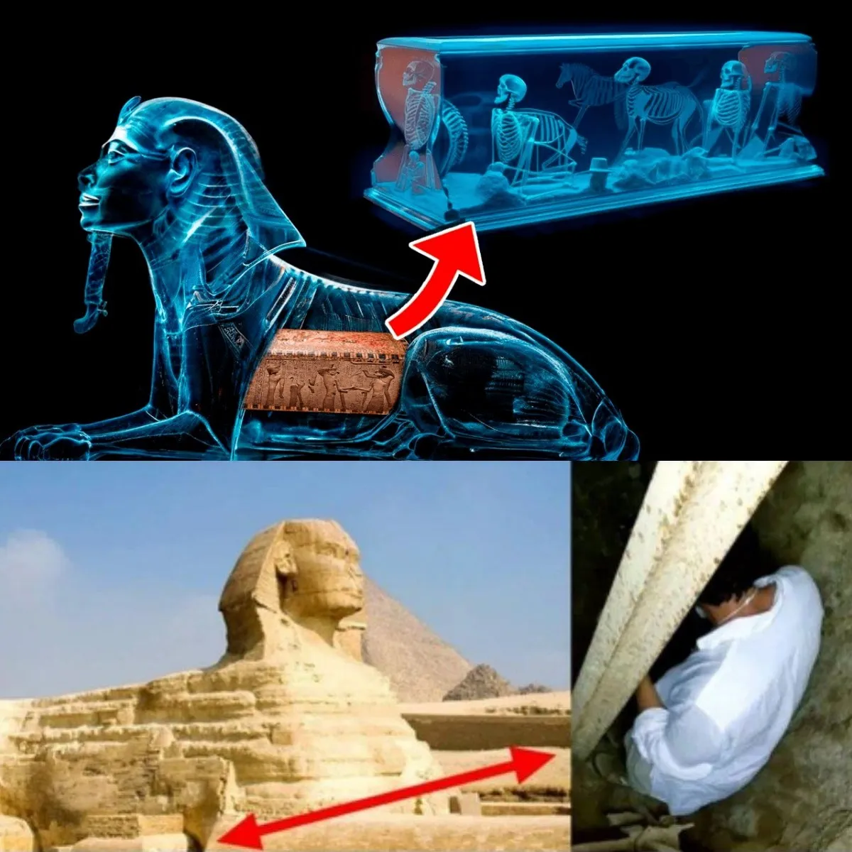 Túnel Secreto Encontrado Bajo la Gran Esfinge de Giza