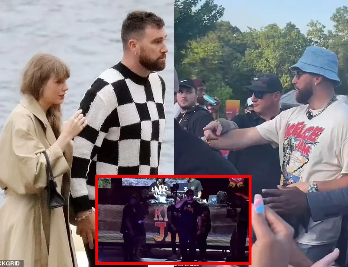 Travis Kelce leaves his European trip with girlfriend Taylor Swift to attend his own music festival Kelce Jam back in Kansas City