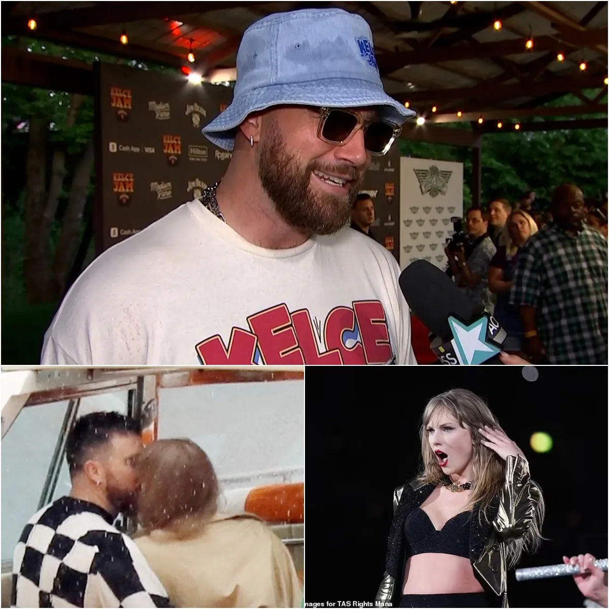 Travis Kelce delights Taylor Swift fans by listing his favorite album ‘Era’… and revealing which of his girlfriend’s songs he’d most like to play at Kelce Jam