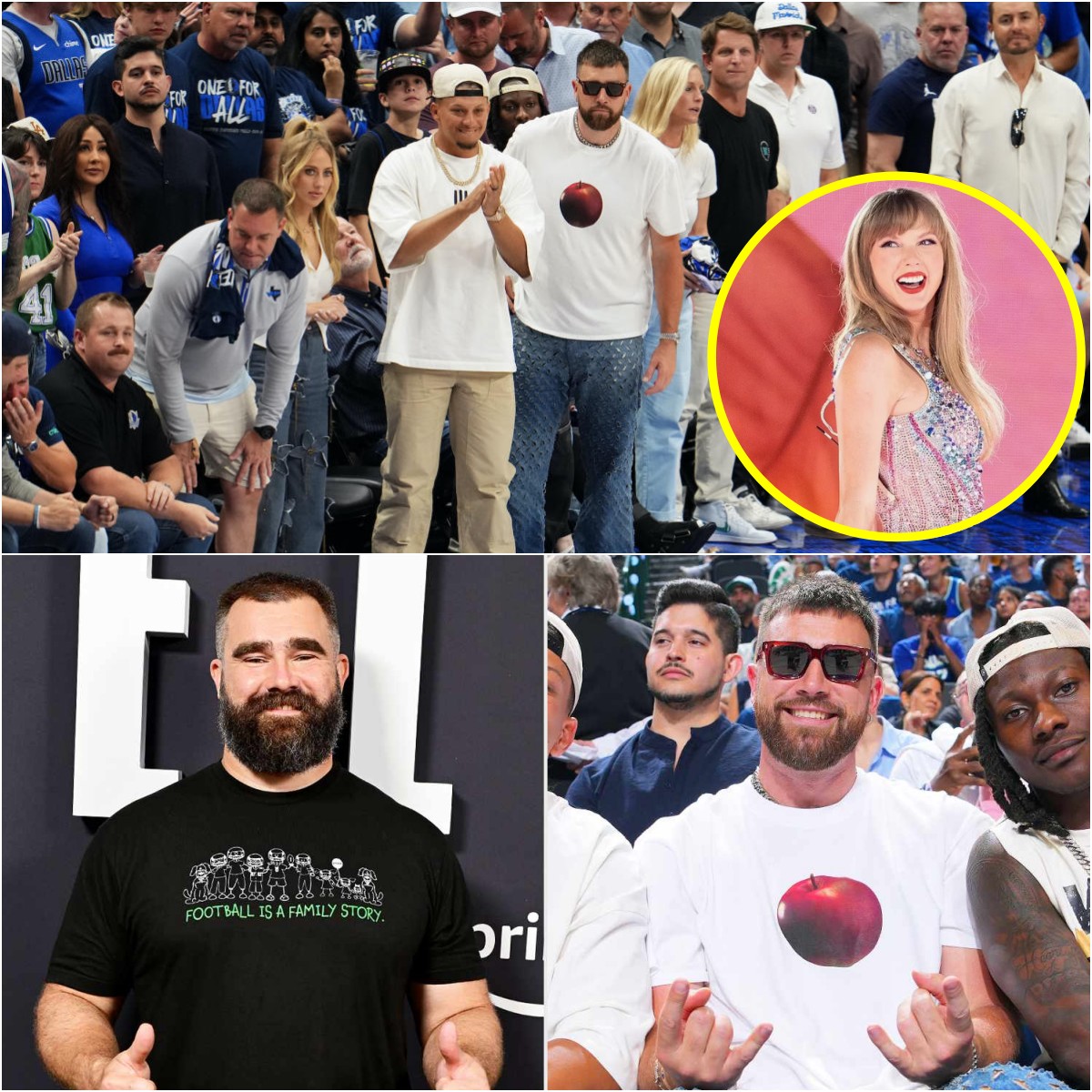 Jason Kelce Endorses a Taylor Swift Fan’s Joke About Travis’ Ripped Jeans: ‘Now That’s Funny!’