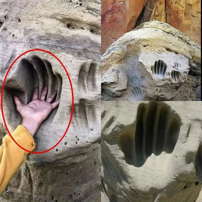 Huellas de un gigante misterioso en las Montañas Blancas, Wyoming