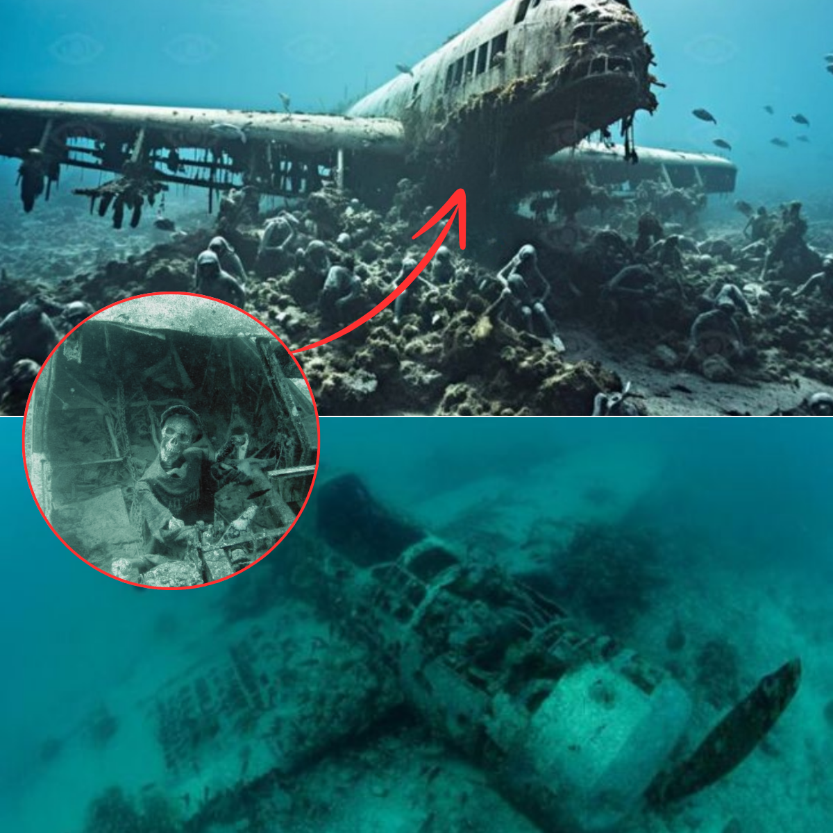 Profundizando en el pasado: Buzos descubren misterio de 2,000 años de antigüedad – Hallazgo de restos de un avión corsario en Oahu, Hawái.